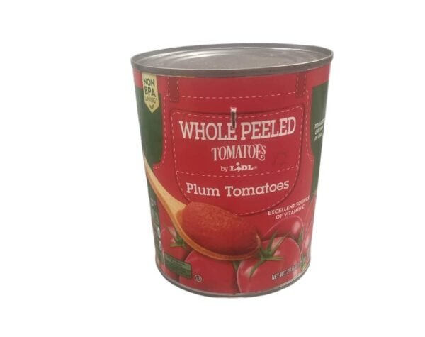 Lidl whole peeled tomatoes (plum tomatoes) 793g