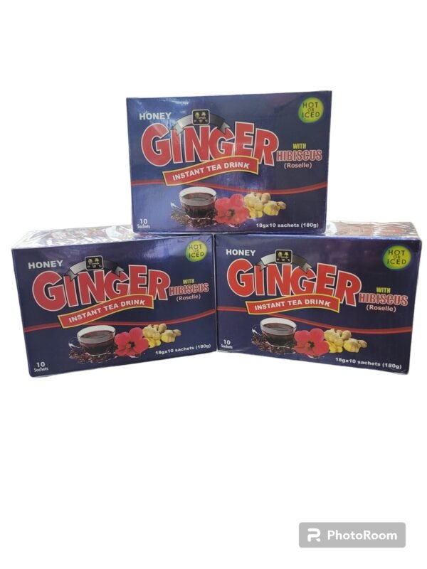 Morafa ginger instant tea drink with habiscus