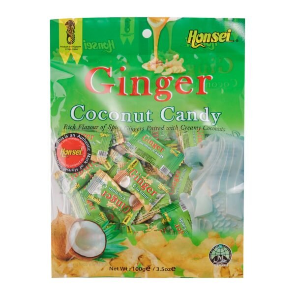 Honsei ginger coconuts candy 100g