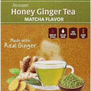 Pocas instant honey ginger tea with matcha flavor 360g