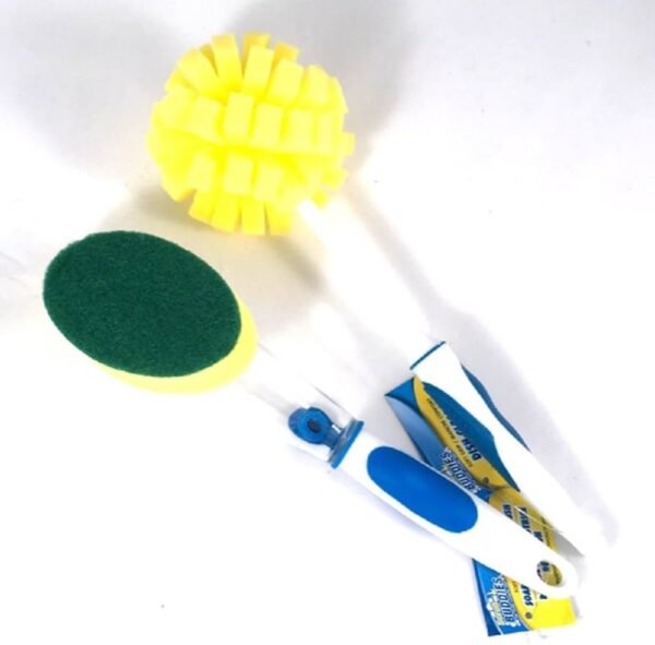 Scrub budies soap dispensing brush