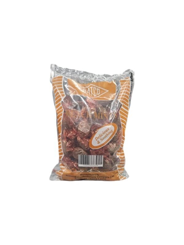 Natco black mints candy