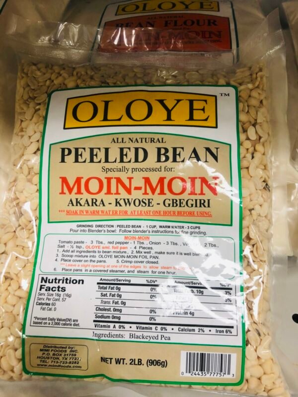 Oloye peeled beans 2lb