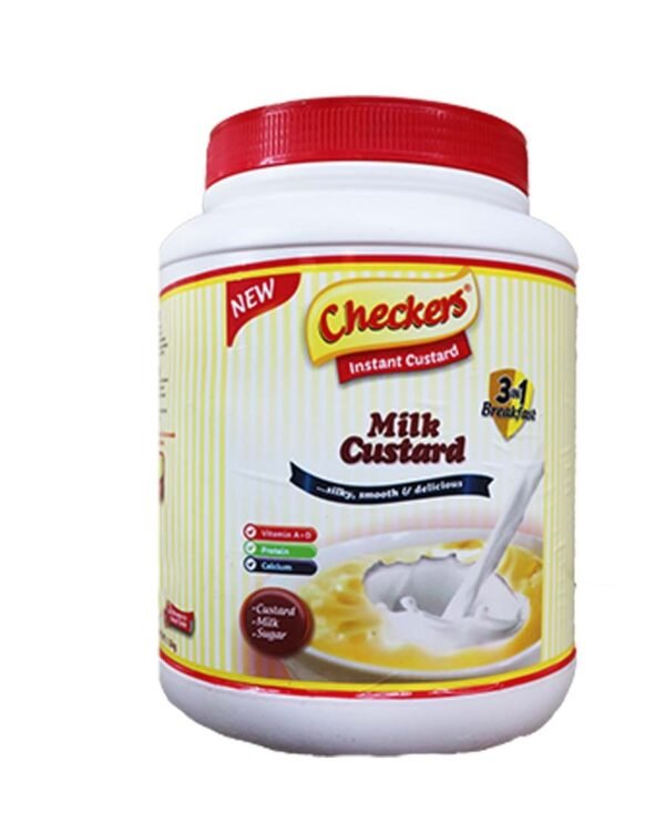 Checkers milk custard
