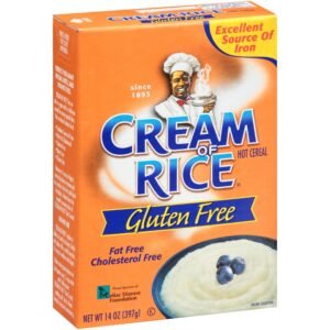 Cream of rice (gluten,cholesterol and fat free)397g