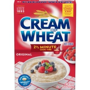 Cream of wheat 2.5mins cook time 28oz
