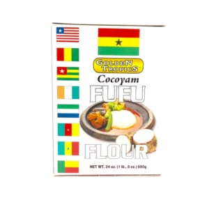 Golden tropics cocoyam fufu flour 1lb