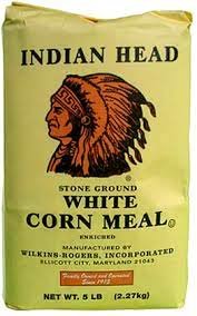 indian head white corn meal