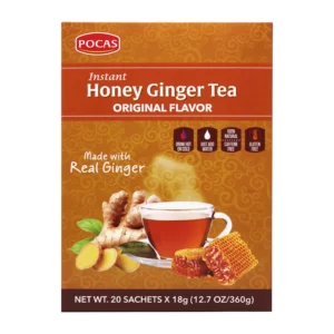 Pocas instant honey ginger tea original flavor 360g