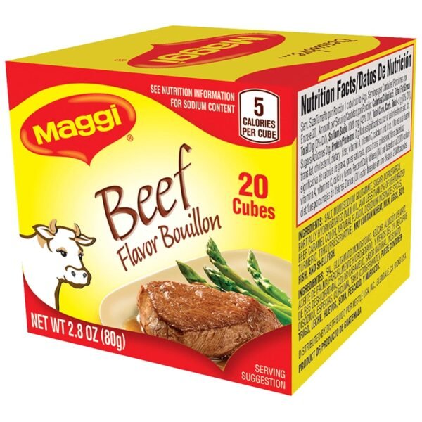 Maggi beef flavor bouillon 80g