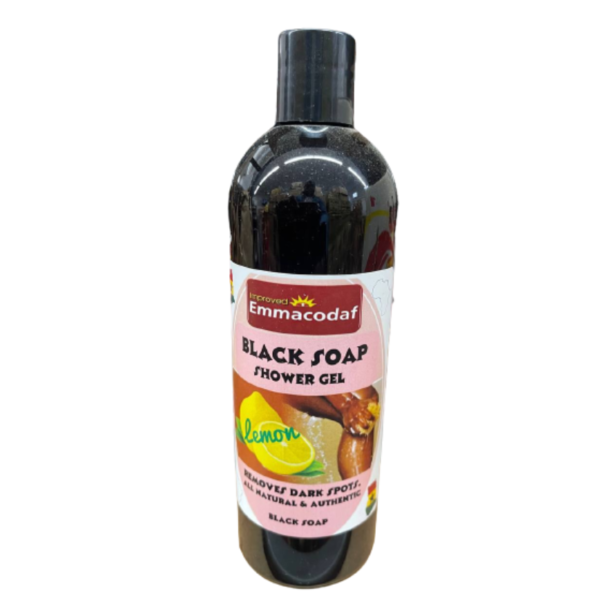 Emmacodaf black soap shower gel