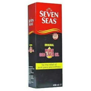 Seven seas original cod liver oil plus omega-3 fish oil 450ml