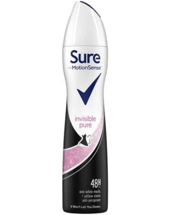 Sure motionsense invisible pure 250ml