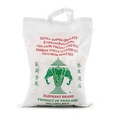 Elephant brand jasmine white scented rice 5lb