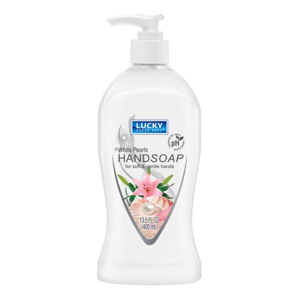 Lucky super soft white pearls hand soap 400ml