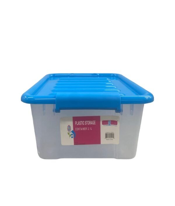 2.1L Plastic storage container 3pk