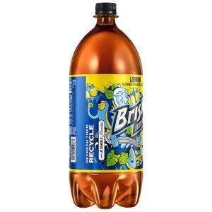 Brisk iced tea lemon flovored