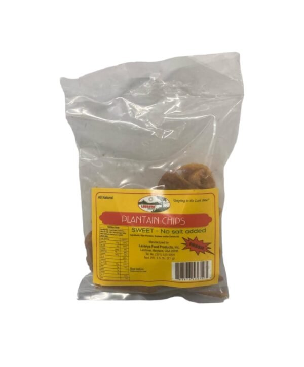 Lavanya sweet plaintain chips 2.5oz