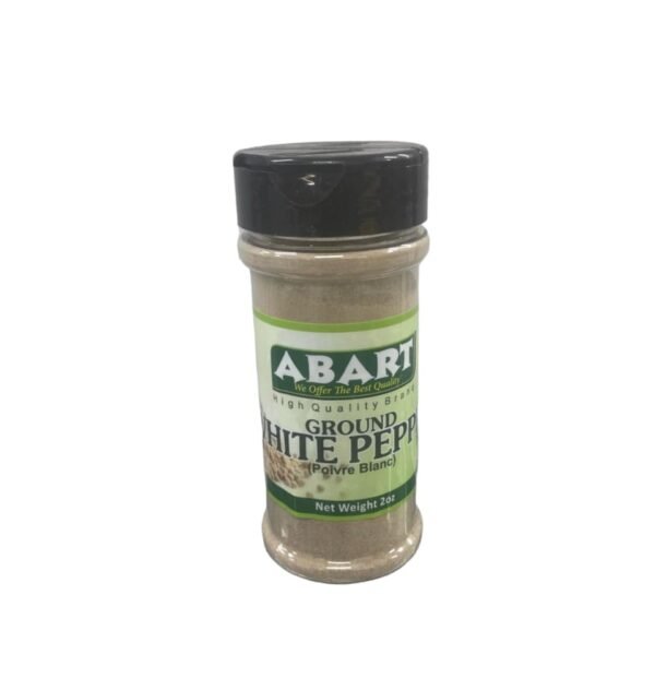 Abart foods ground white pepper 4oz