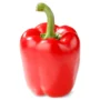 Fresh red bell pepper