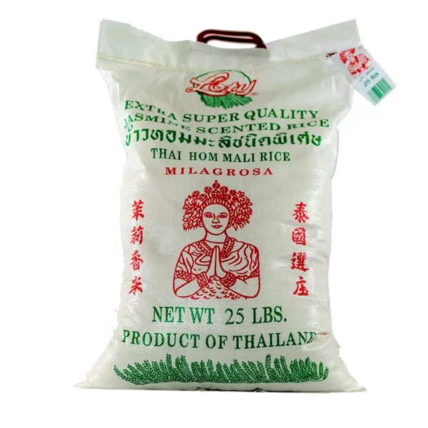 Loty jasmine rice 25lb
