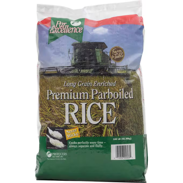 Par excellence premium parboiled rice 50lb