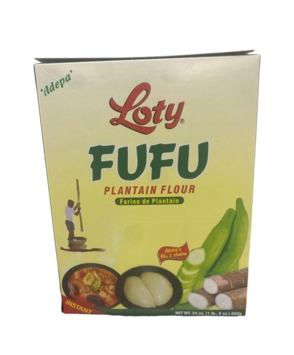 Loty fufu plantain flour
