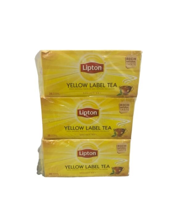 Lipton yellow label tea 3 in 1