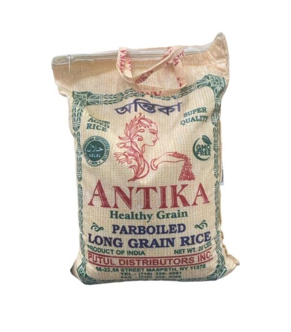 Antika healthy grain parboiled long grain rice 20lb