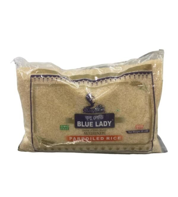 Blue lady authentic parboil rice 20lbs