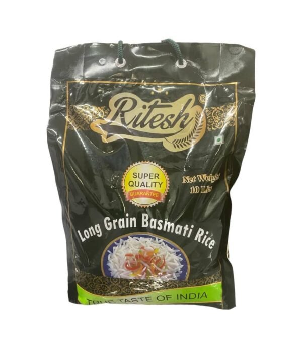 Ritesh supper quality long grain basmati rice 10lbs