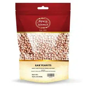 Spicy world raw peanuts 2lb