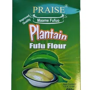 Praise plantain fufu flour 680g