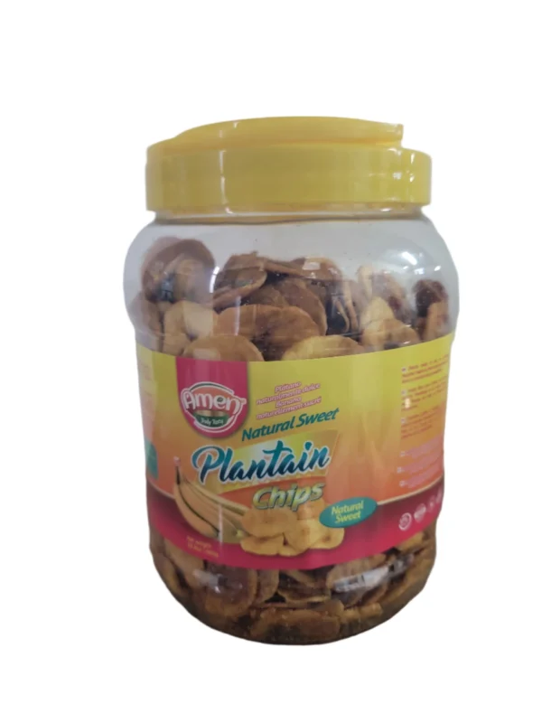 Amen natural sweet plantain chips 500g