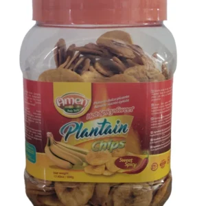 Amen extra spicy sweet plantain chips500g