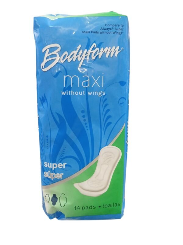 Bodyform maxi without wings 14pads