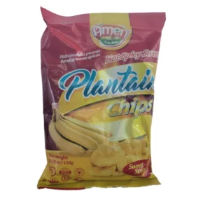 Amen extra spicy sweet plantain chips 500g