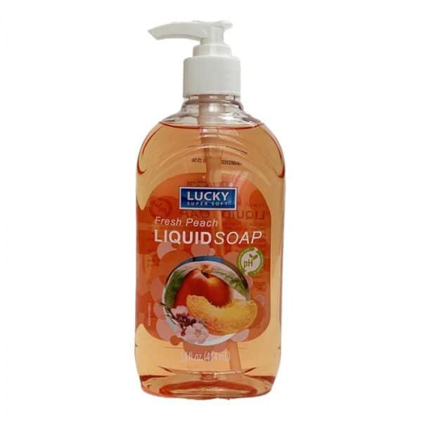 Lucky fresh peach liquid soap 414ml