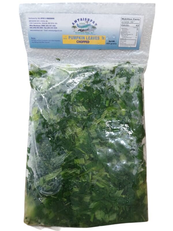 Amtaishpat pumpkin leaves (ugu) 454g