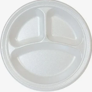 12ct Foam compartment plate