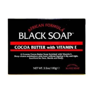 African formula black soap 100g