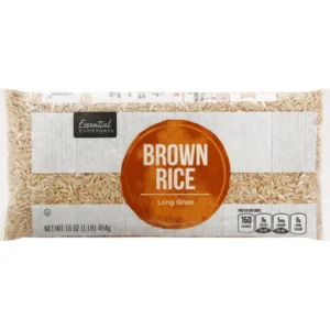 Essential everyday brown rice long grain 1lb