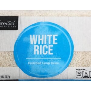 Essential everyday white rice enriched long grain 2lb