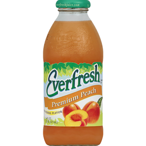 Everfresh premium peach juice 473ml