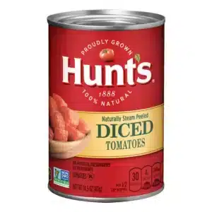 Hunts diced tomatoes 411g