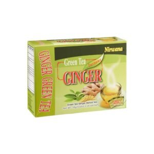 Nirwana instant green tea with ginger 20 sachet