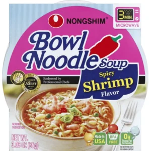 Nongshim Bowl Noodles Shrimp Flavor
