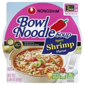 Nonshim Bowl Noodles Spicy Shrimp Flavor