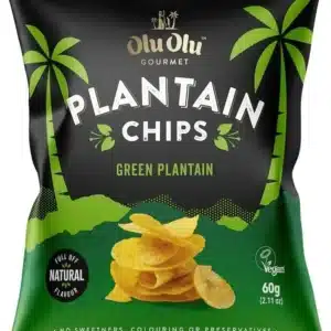 Olu Olu Plantain chips (green plantains) 60g