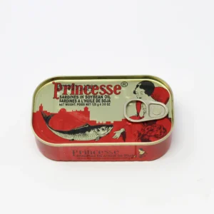 Princess sardines in soybean oil 125g